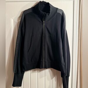 Free People Movememt Black with Grey Jacket